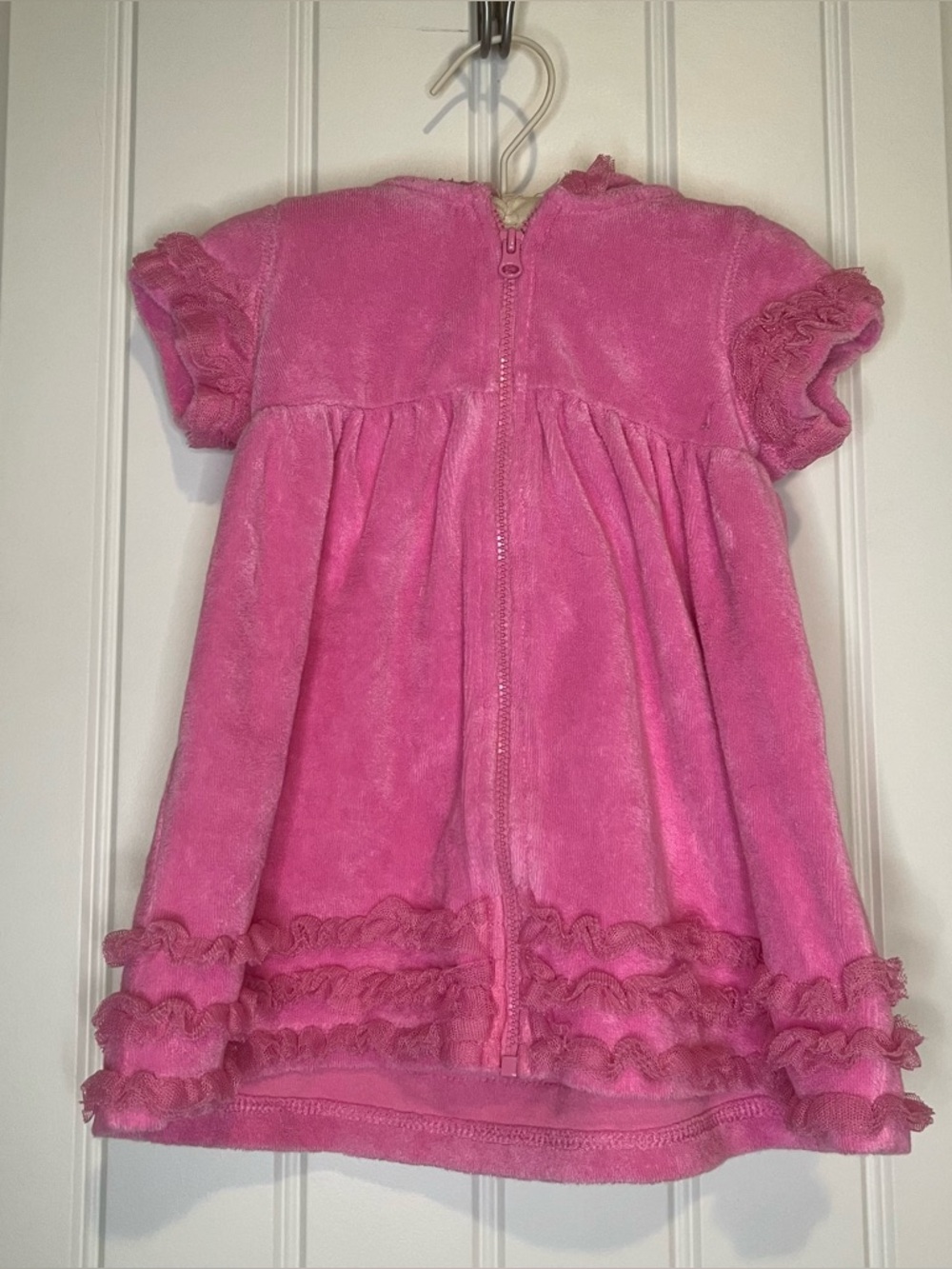 Pink swim cover up